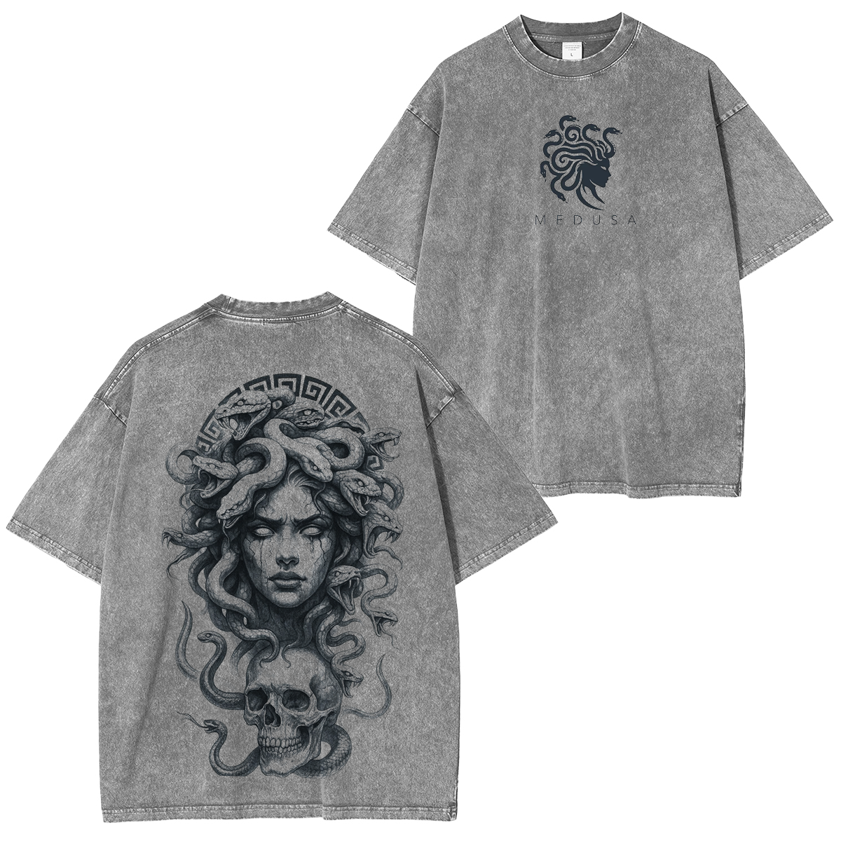 Medusa Snake Washed T-shirt/Crewneck/Hoodie