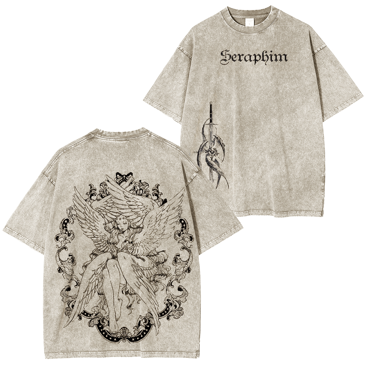 Fallen Angel Washed T-shirt/Crewneck