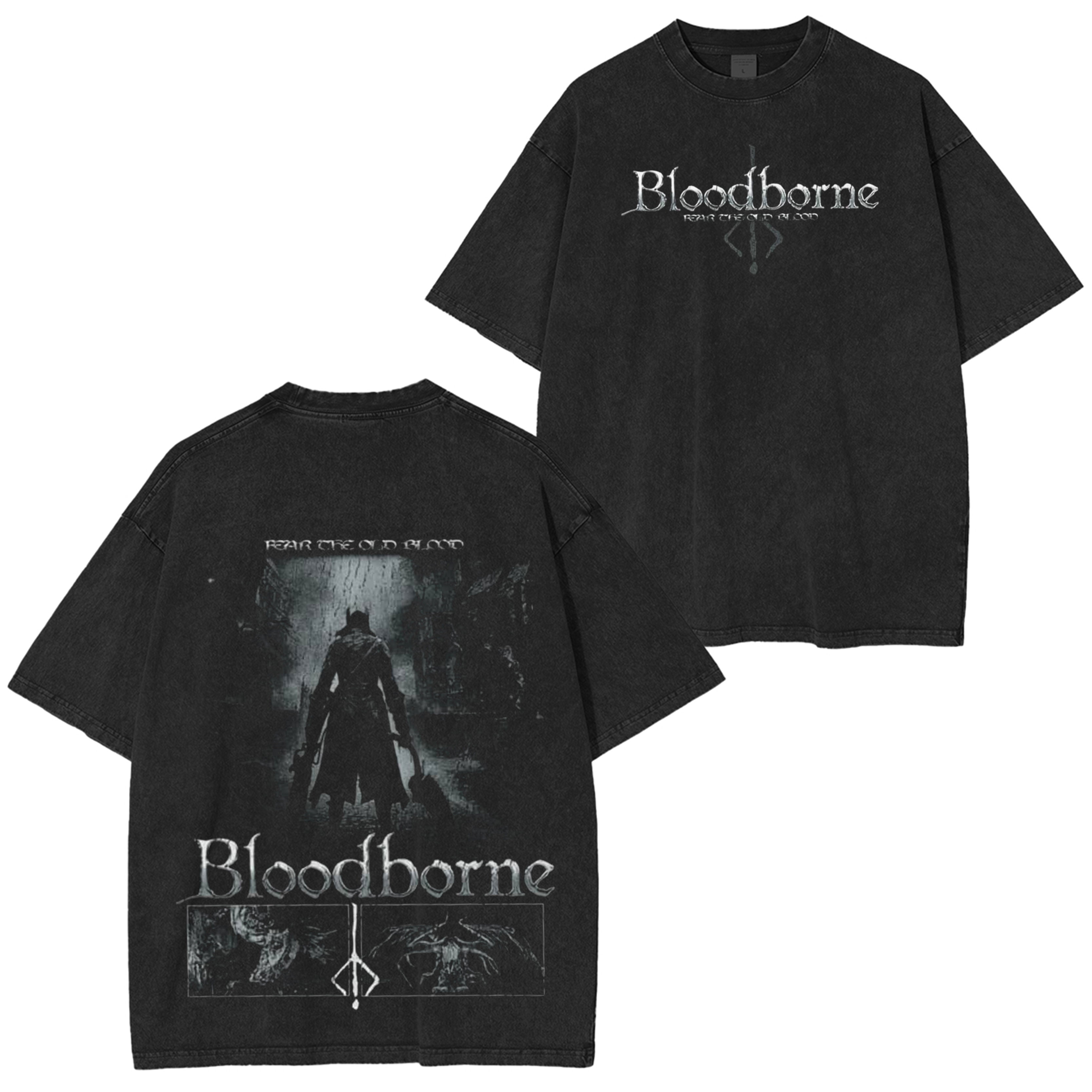 Amygdala Bloodborne Vintage Unisex Washed T-Shirt
