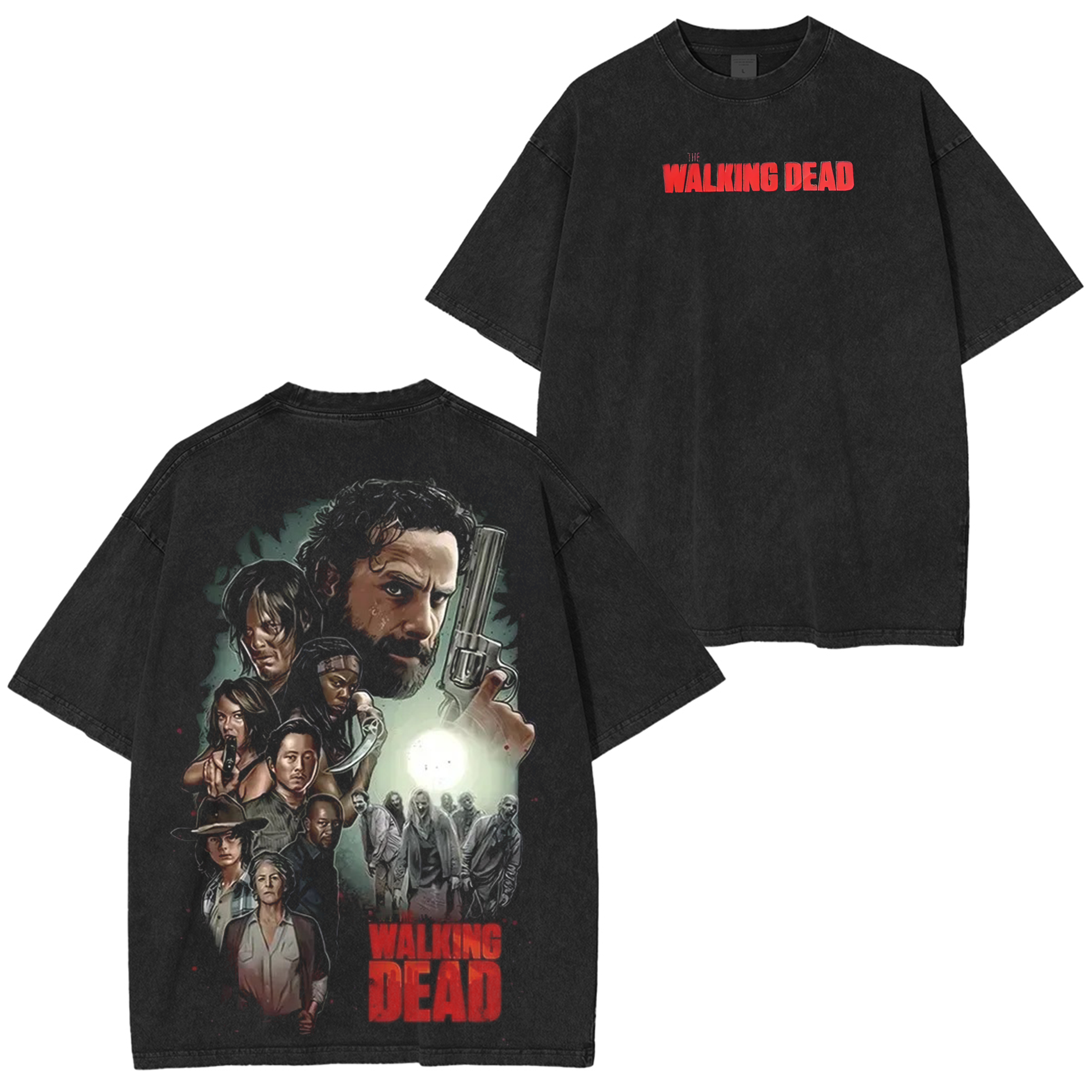 The Walking Dead Vintage Unisex Washed T-Shirt