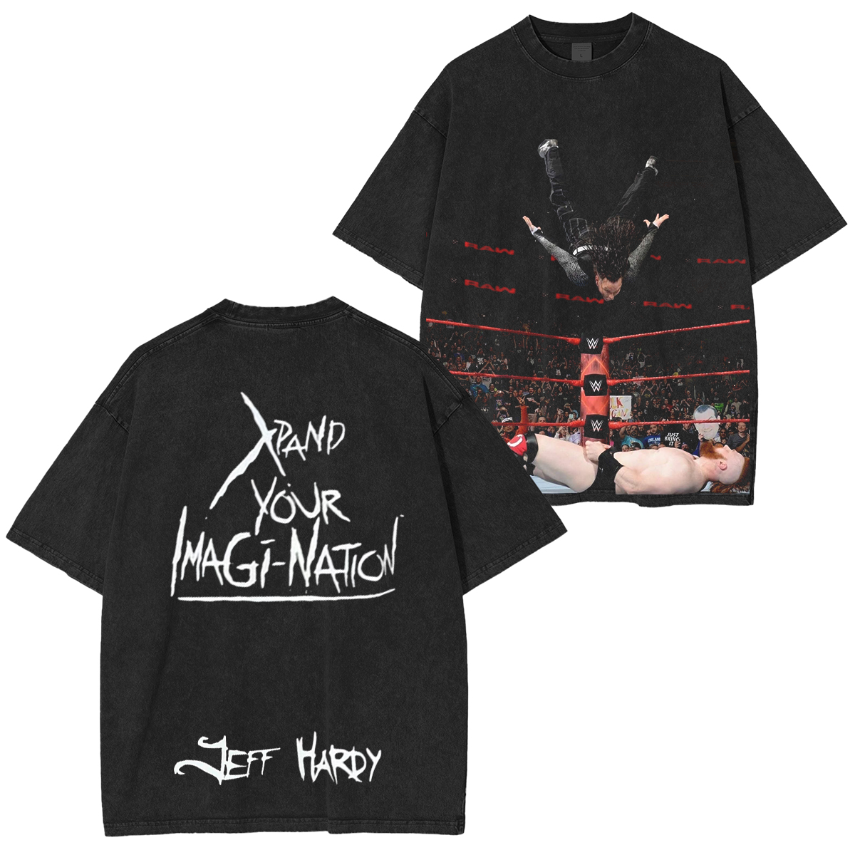 Wrestler Jeff Hardy Vintage Washed T-shirt/Crewneck/Hoodie