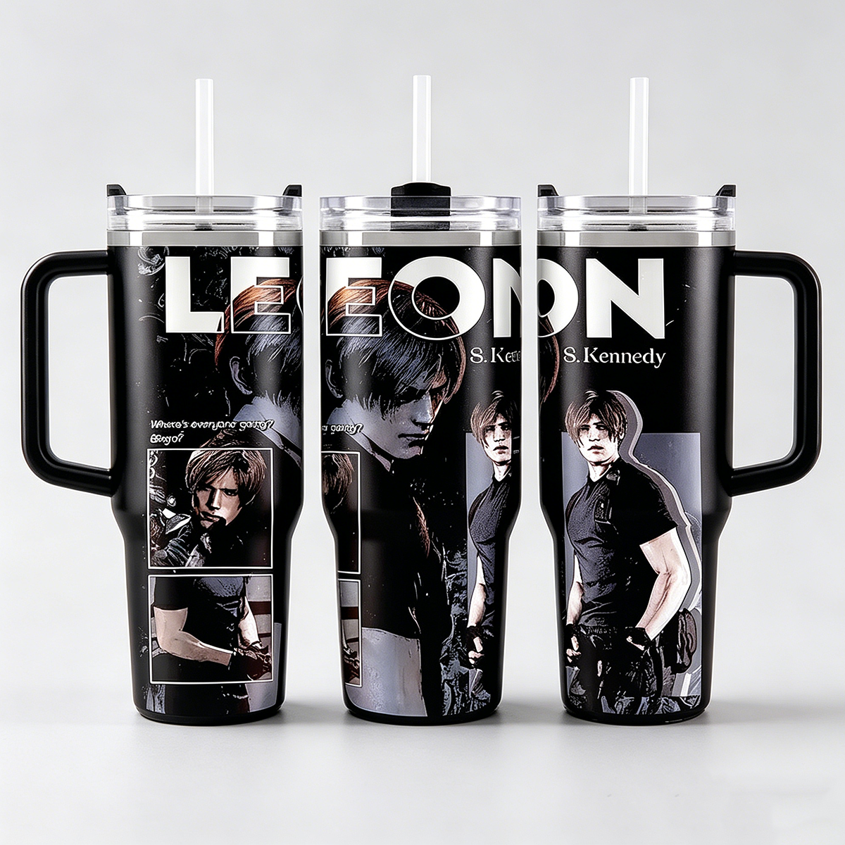 Leon S. Kennedy Resident Evil 40 oz Tumbler Cup