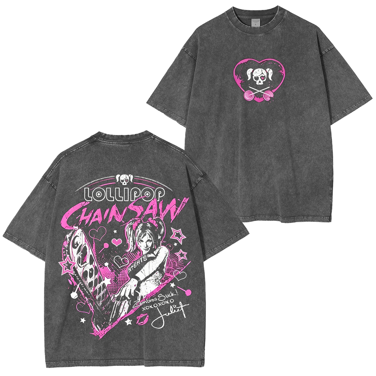 Lollipop Chainsaw Washed T-shirt/Crewneck/Hoodie