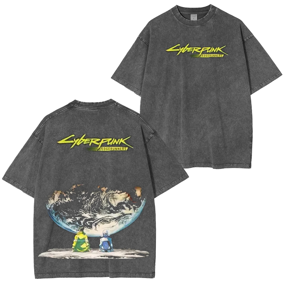 Cyberpunk Edgerunner Washed T-shirt/Crewneck/Hoodie