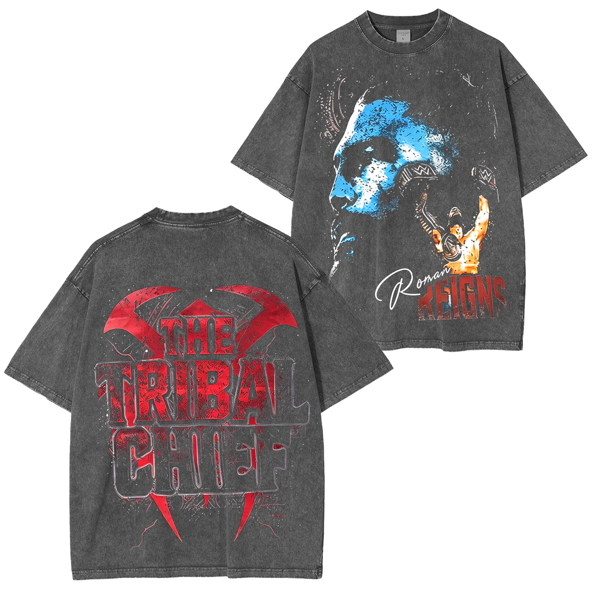 Roman Reigns WWE Washed T-shirt/Crewneck/Hoodie