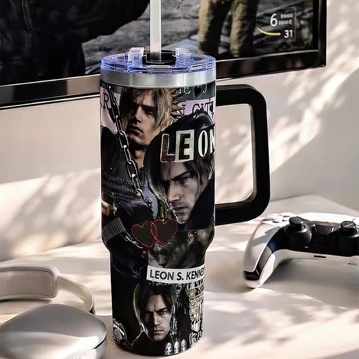 Leon S.kennedy 40 OZTumbler Cup