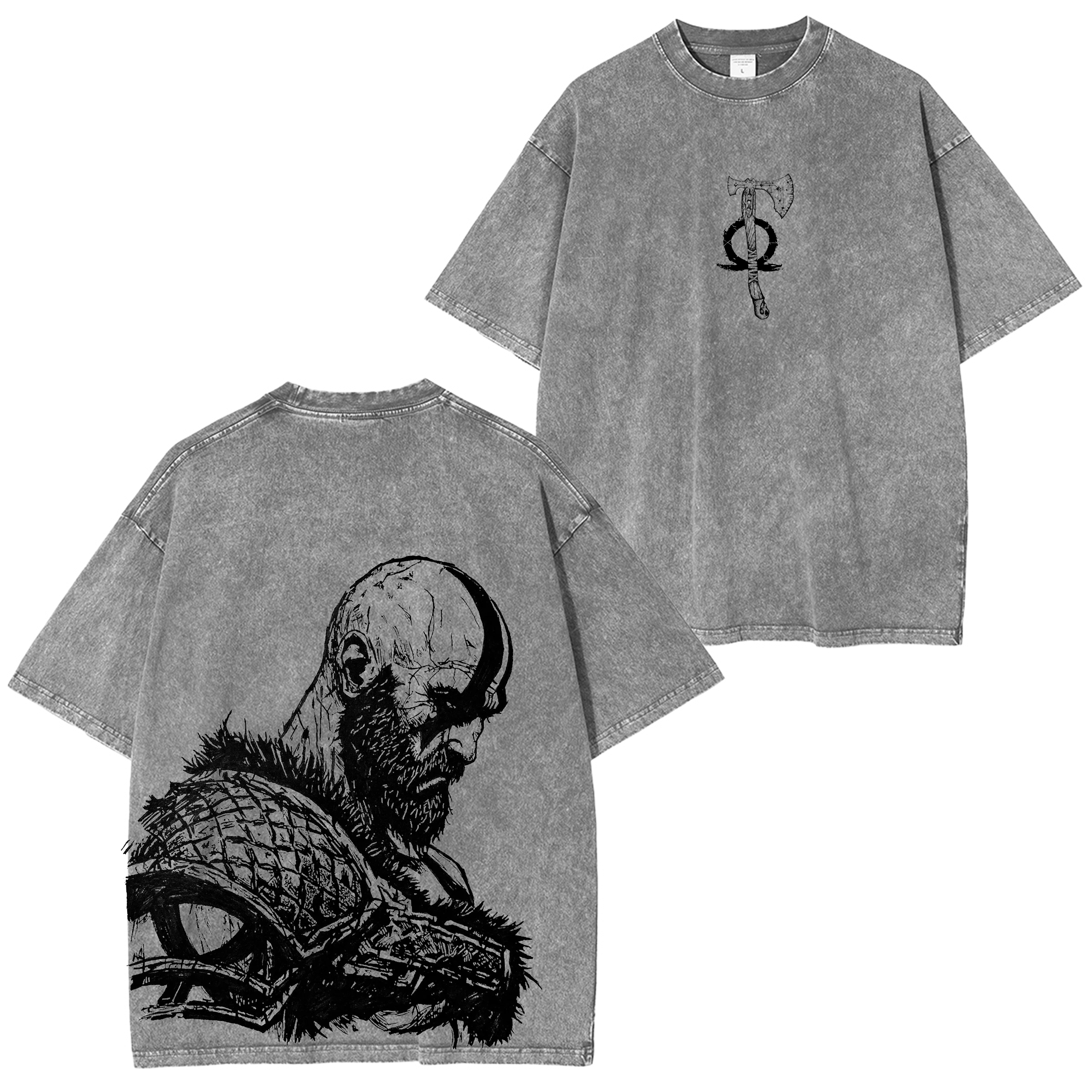 God of War Vintage Unisex Washed T-Shirt