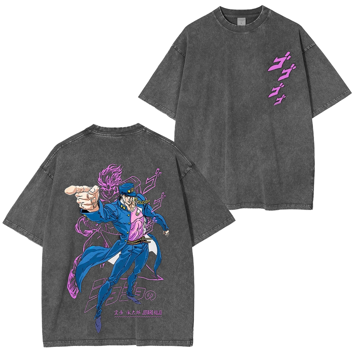 JoJo's Bizarre Adventure Washed T-shirt/Crewneck/Hoodie