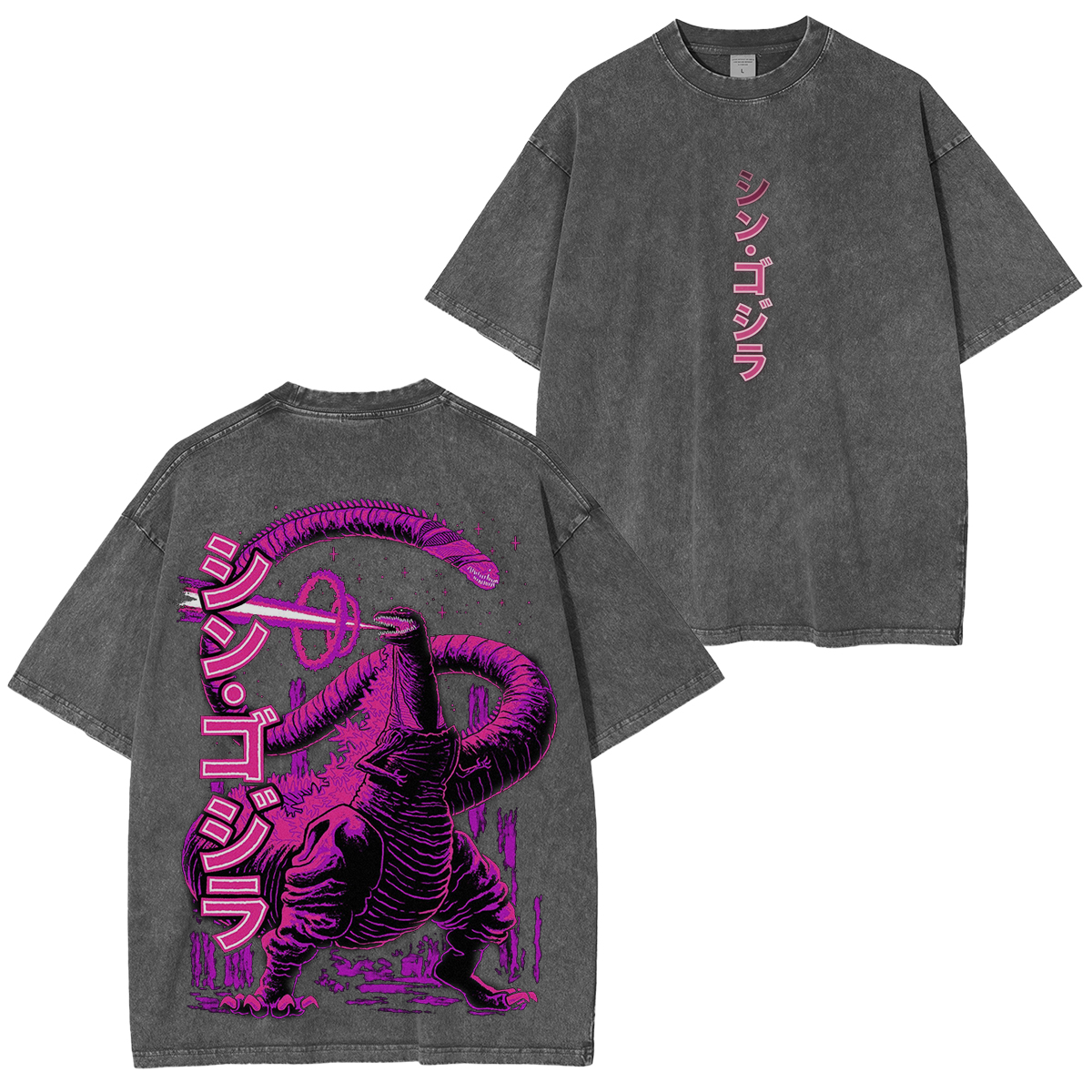 Playera Godzilla Washed T-shirt/Crewneck/Hoodie