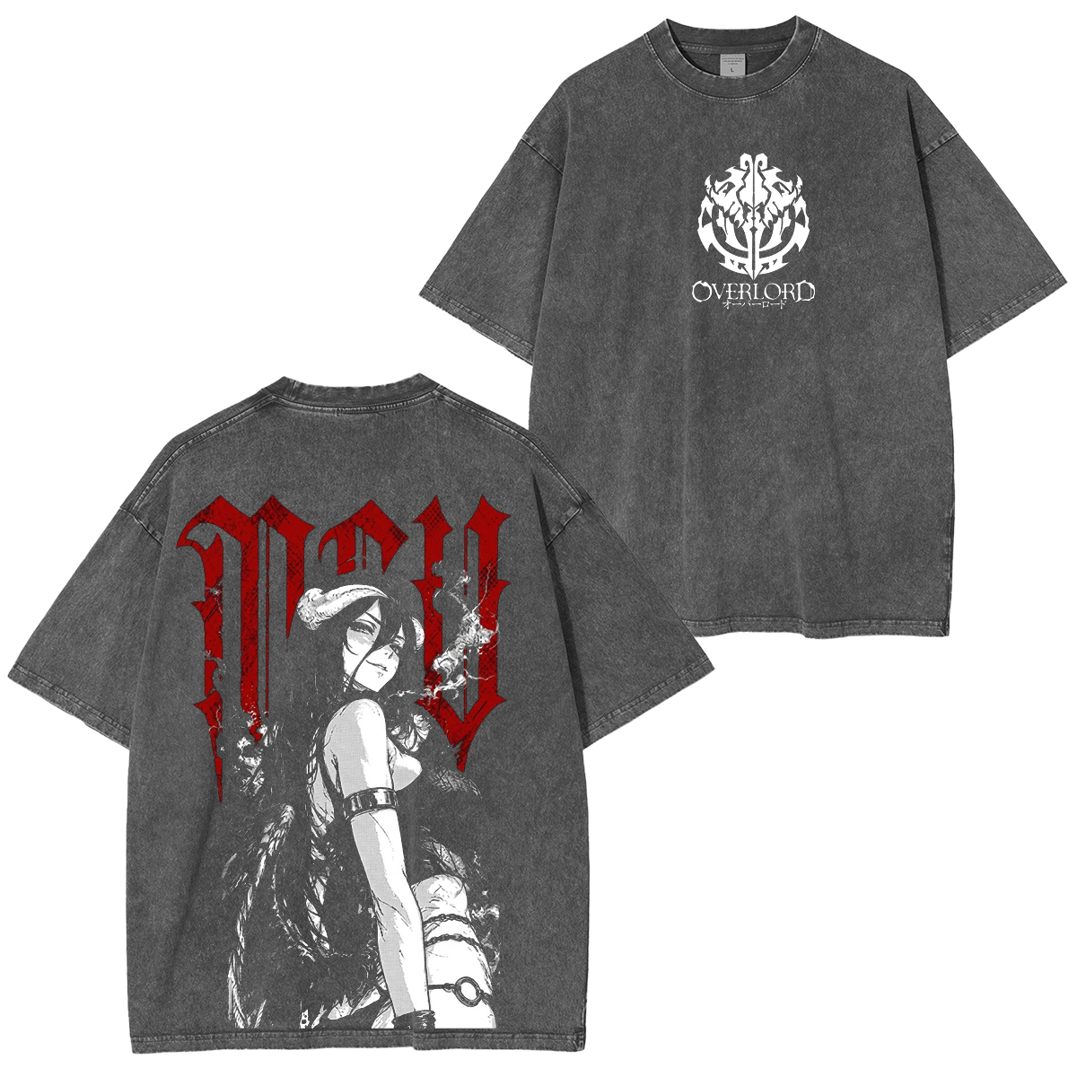 Albedo Overlord Washed T-shirt/Crewneck/Hoodie