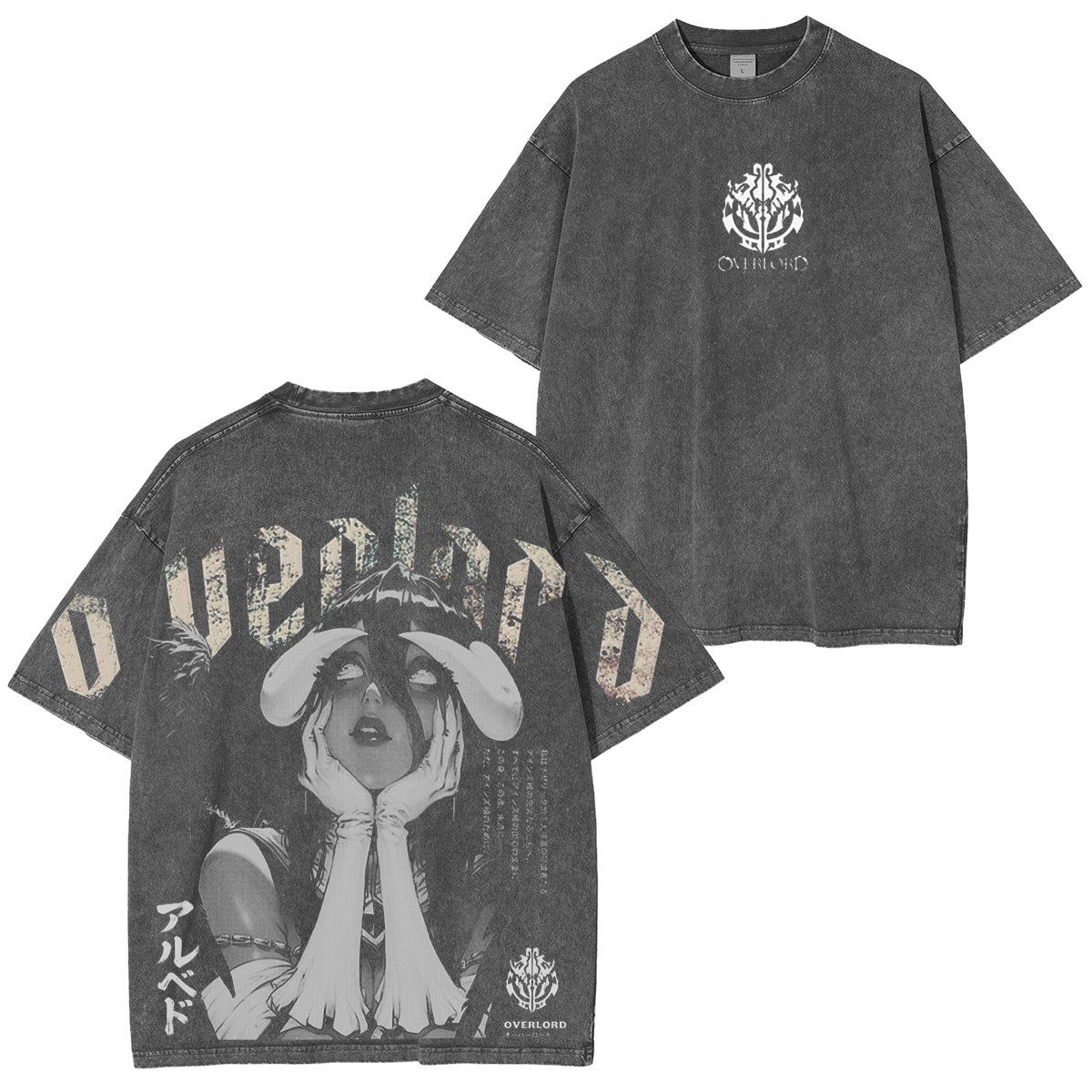 Albedo Overlord Washed T-shirt/Crewneck/Hoodie