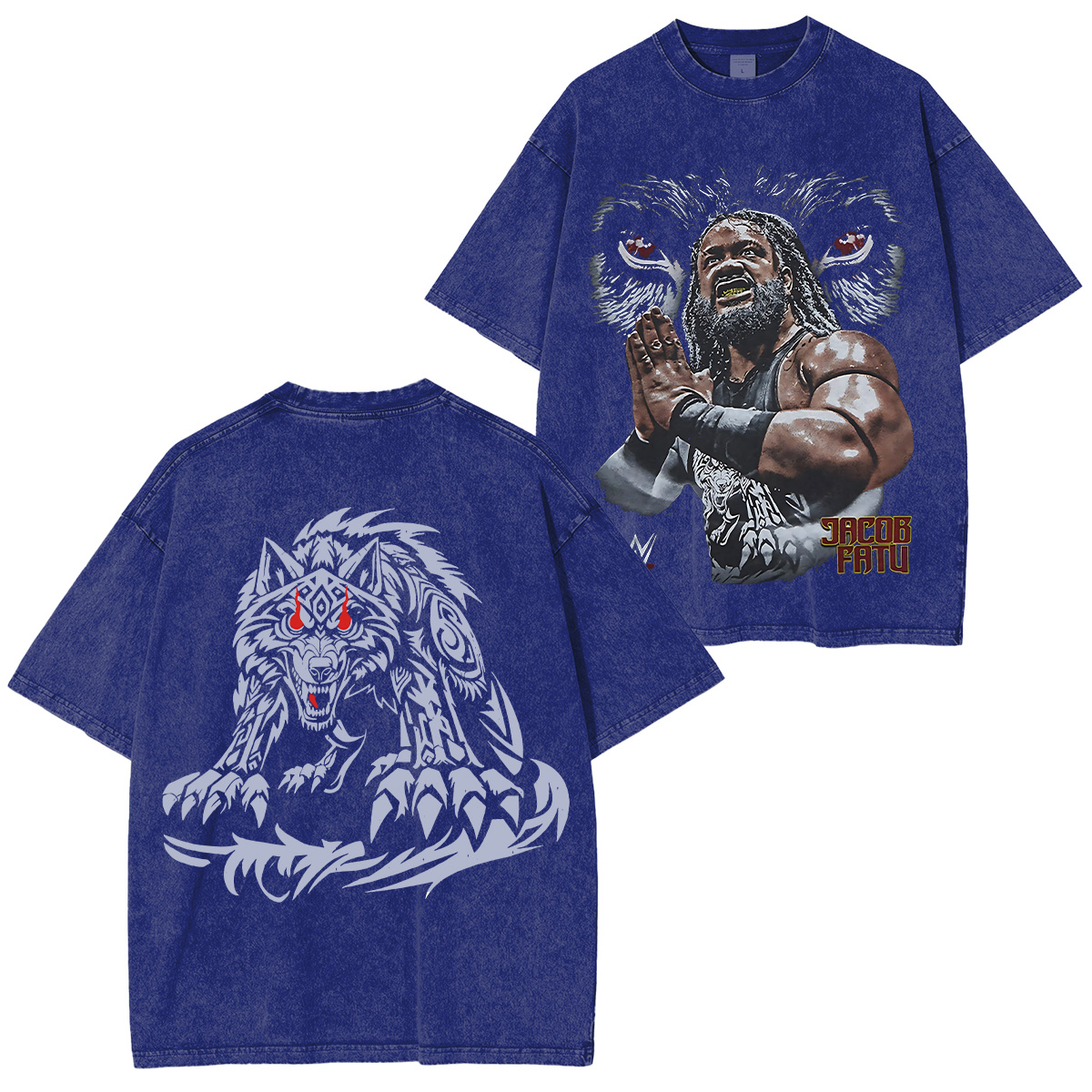 WWE Fatu Wolf  Washed T-shirt/Crewneck/Hoodie
