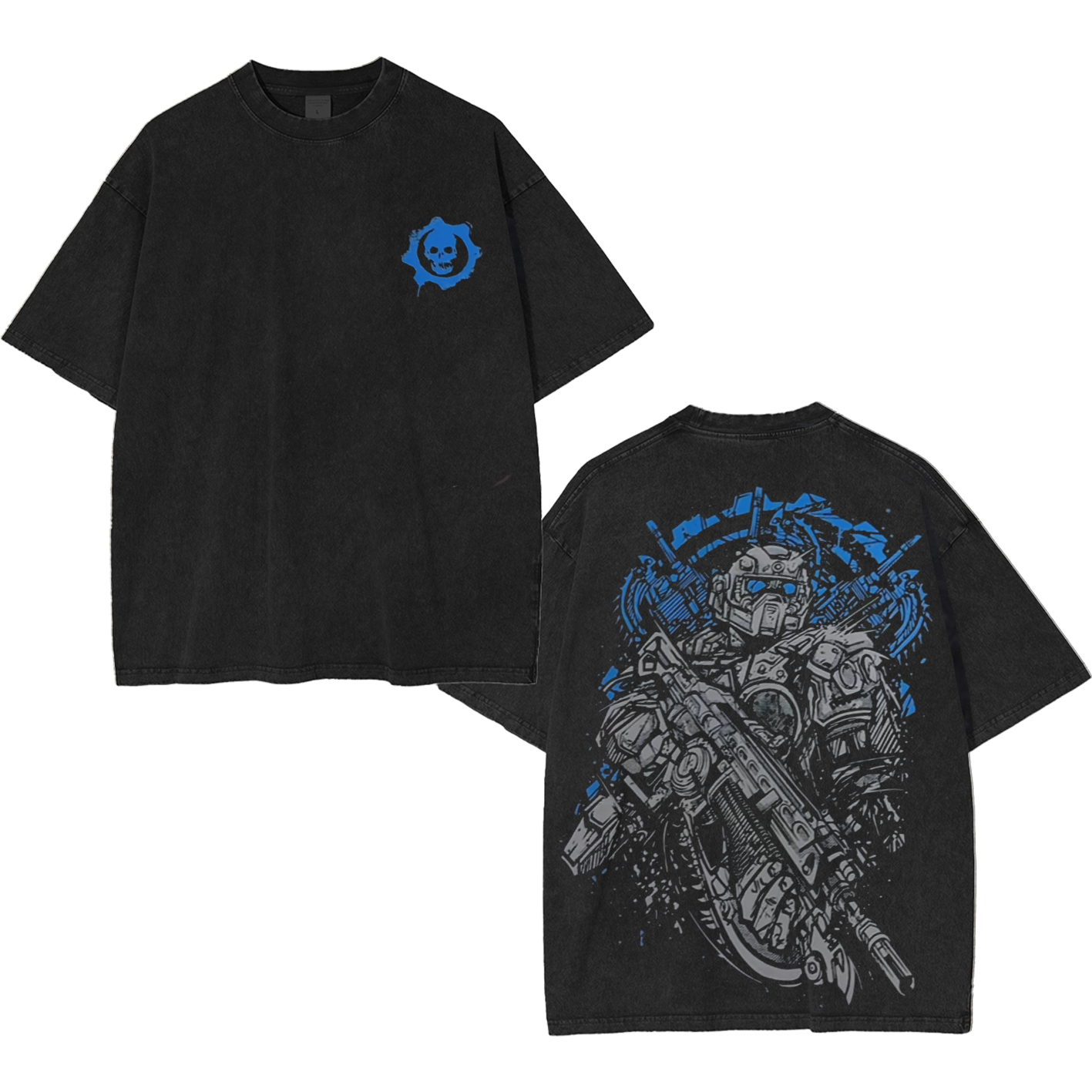 Gears Of War Unisex Washed T-Shirt