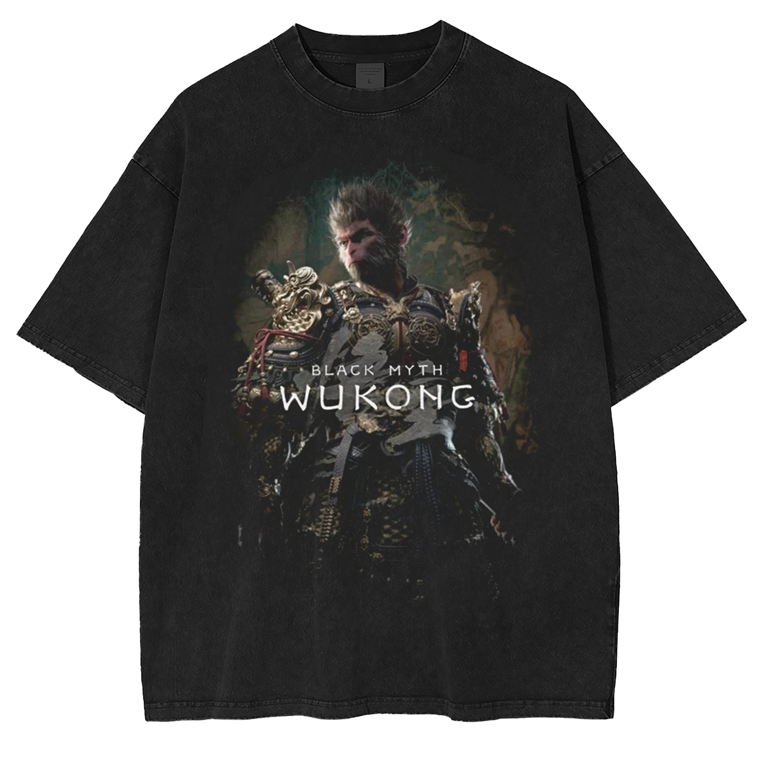 Black Myth Wukong graphic Vintage Unisex Washed T-Shirt
