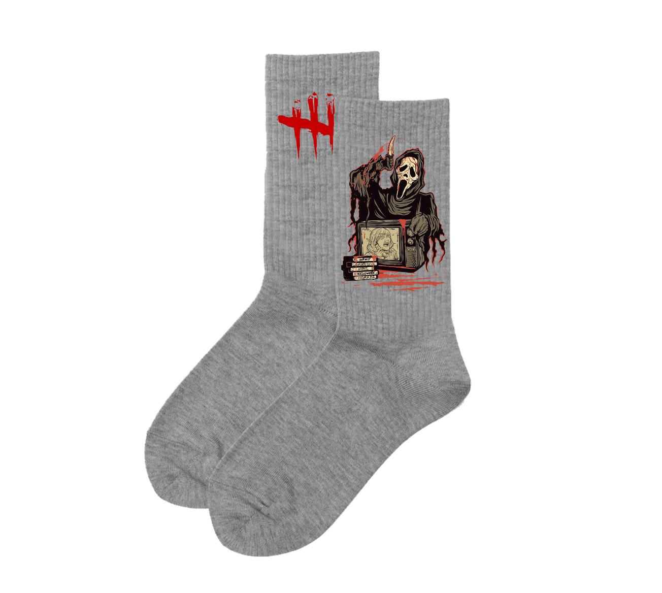 Ghost Face Dead by Daylight Horror Socks