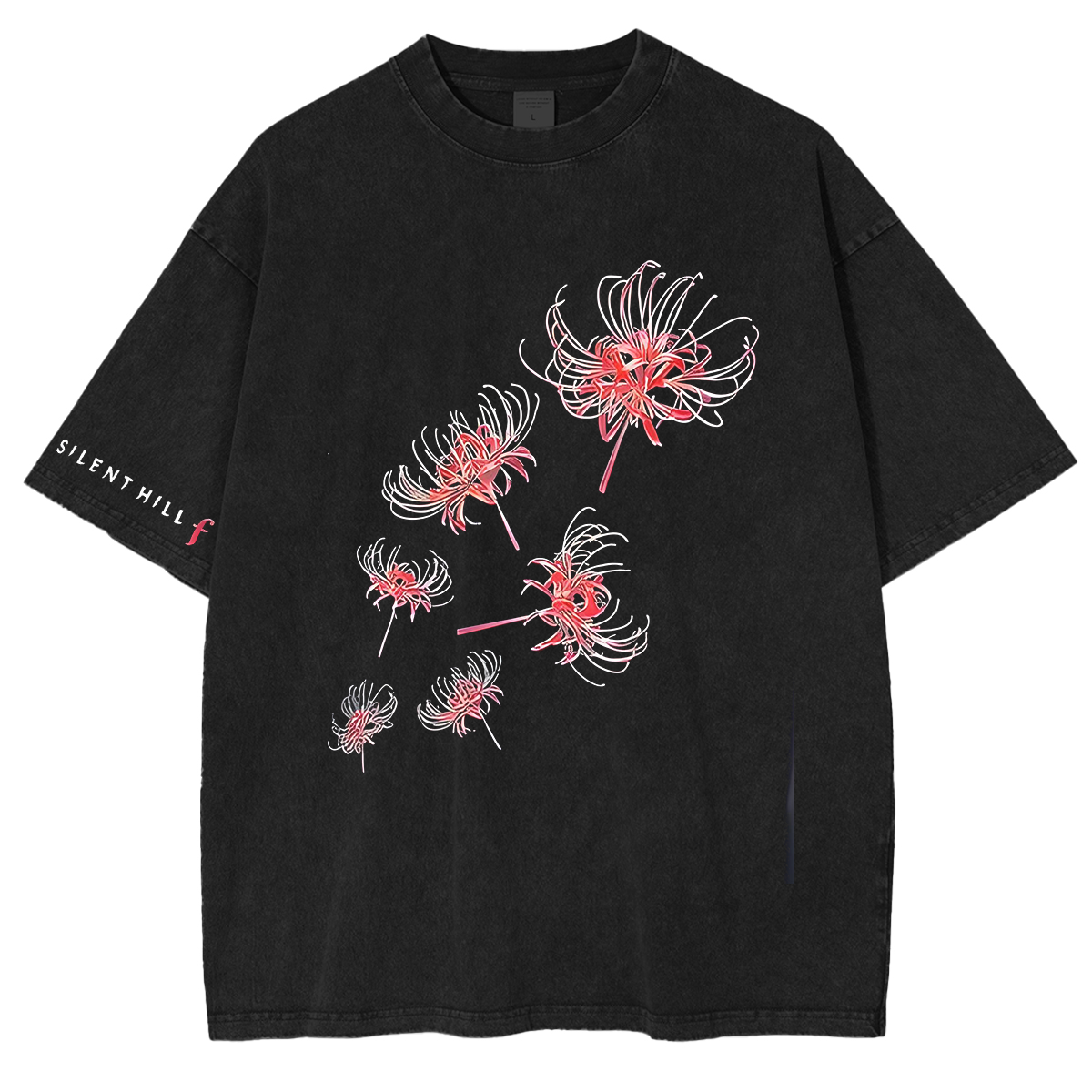 Silent Hill f Oversized Vintage Washed Unisex T-Shirt