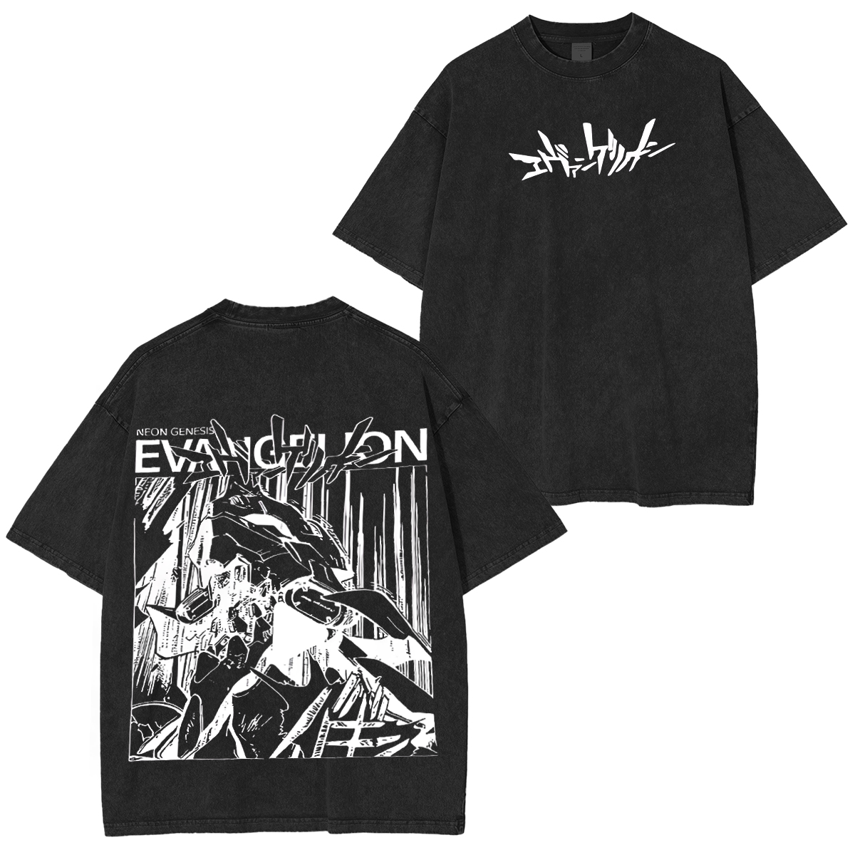 Neon Genesis Evangelion Vintage Washed Unisex T-Shirt