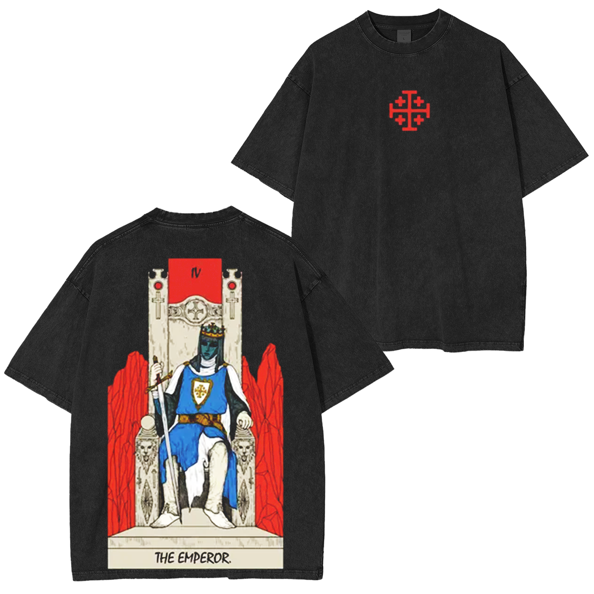 Leper King Baldwin IV  Vintage Washed T-shirt/Crewneck/Hoodie