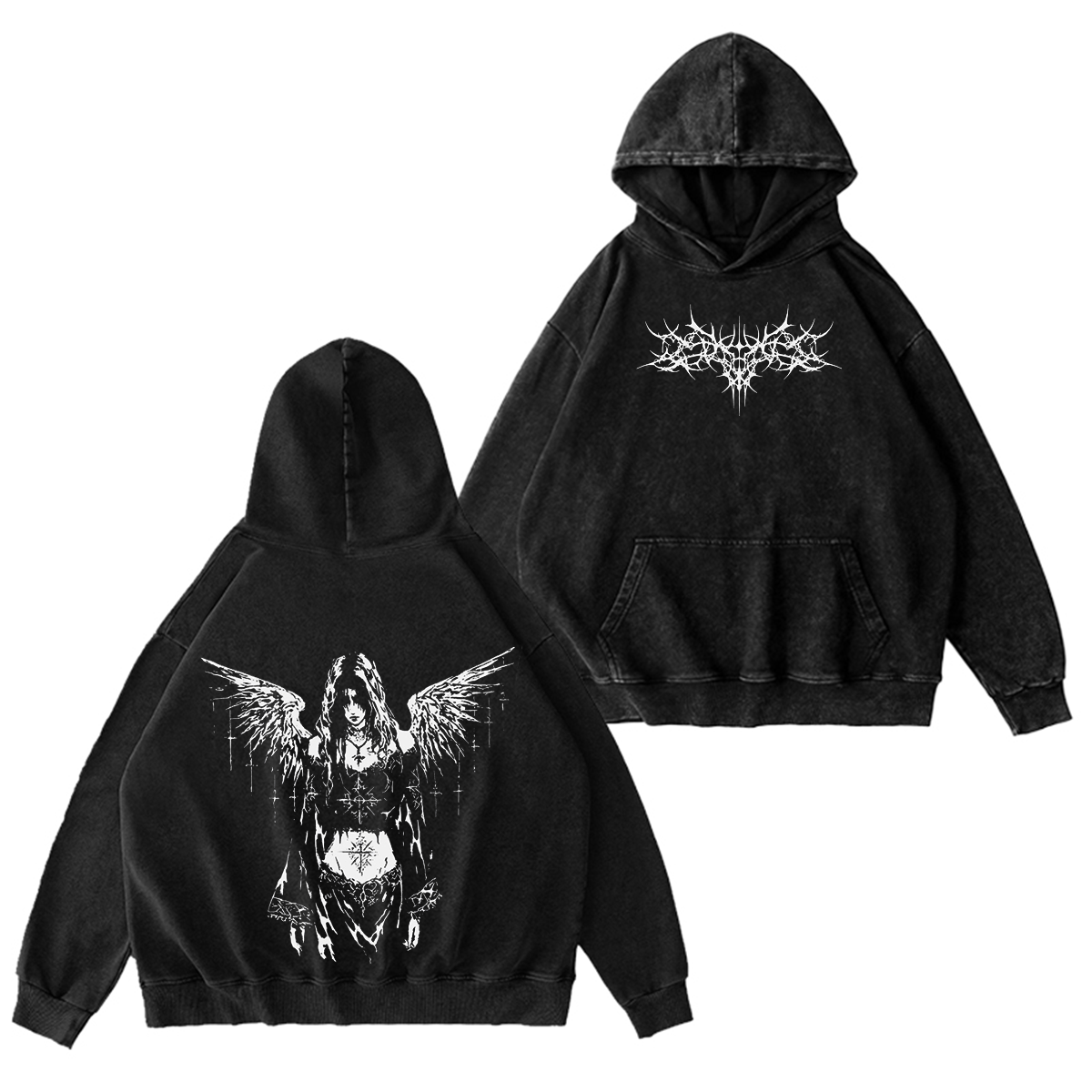 Angel Wings Vintage Washed T-shirt/Crewneck/Hoodie