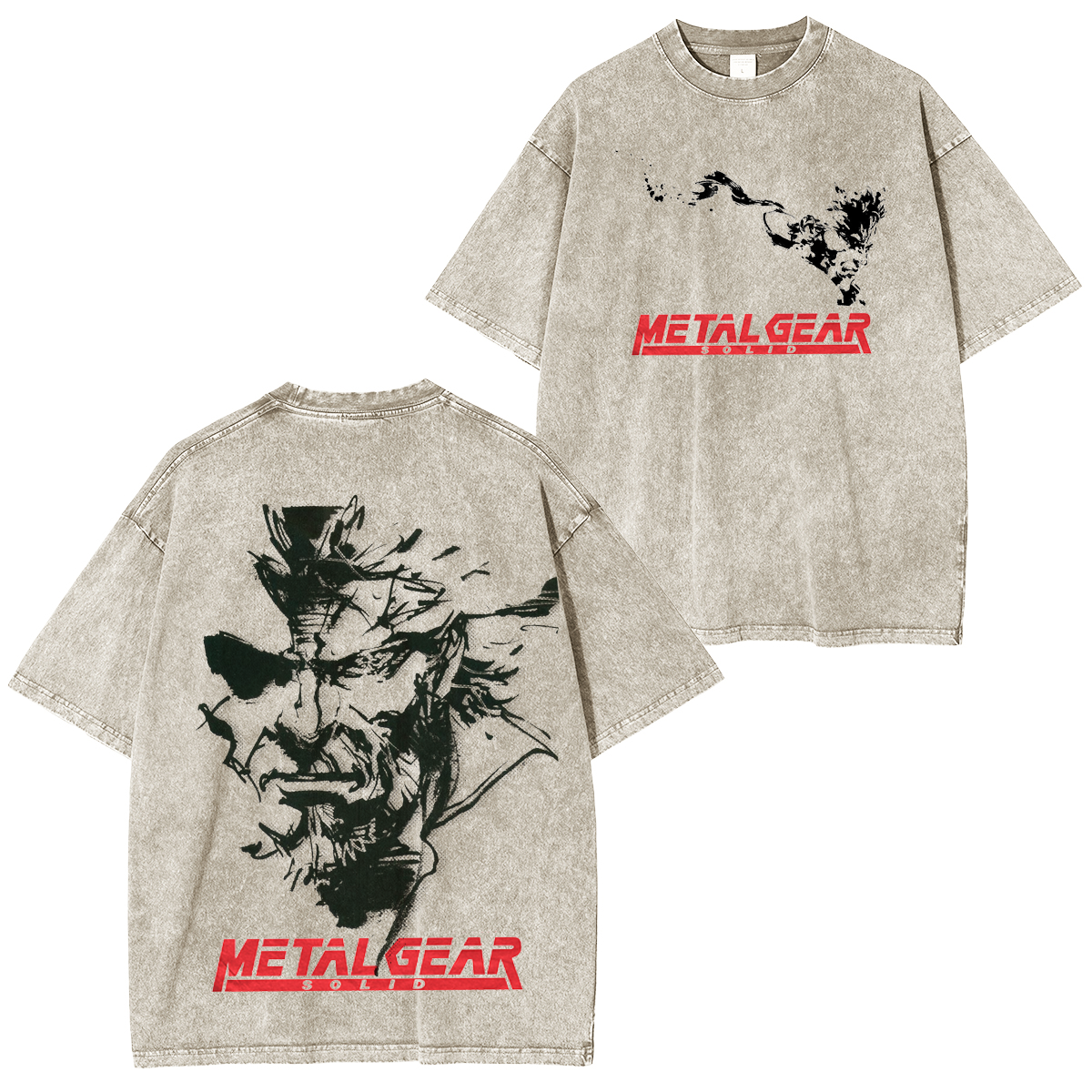 Metal Gear Solid Vintage Washed T-shirt/Crewneck/Hoodie