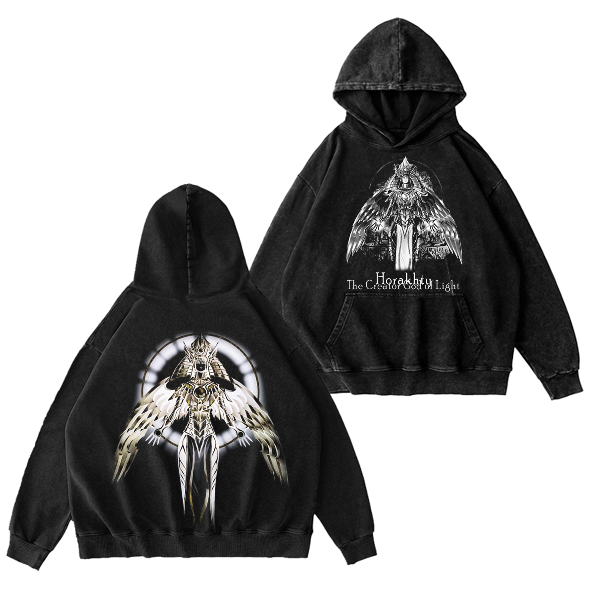 The Creator God of Light, Horakhty Vintage Washed T-shirt/Crewneck/Hoodie