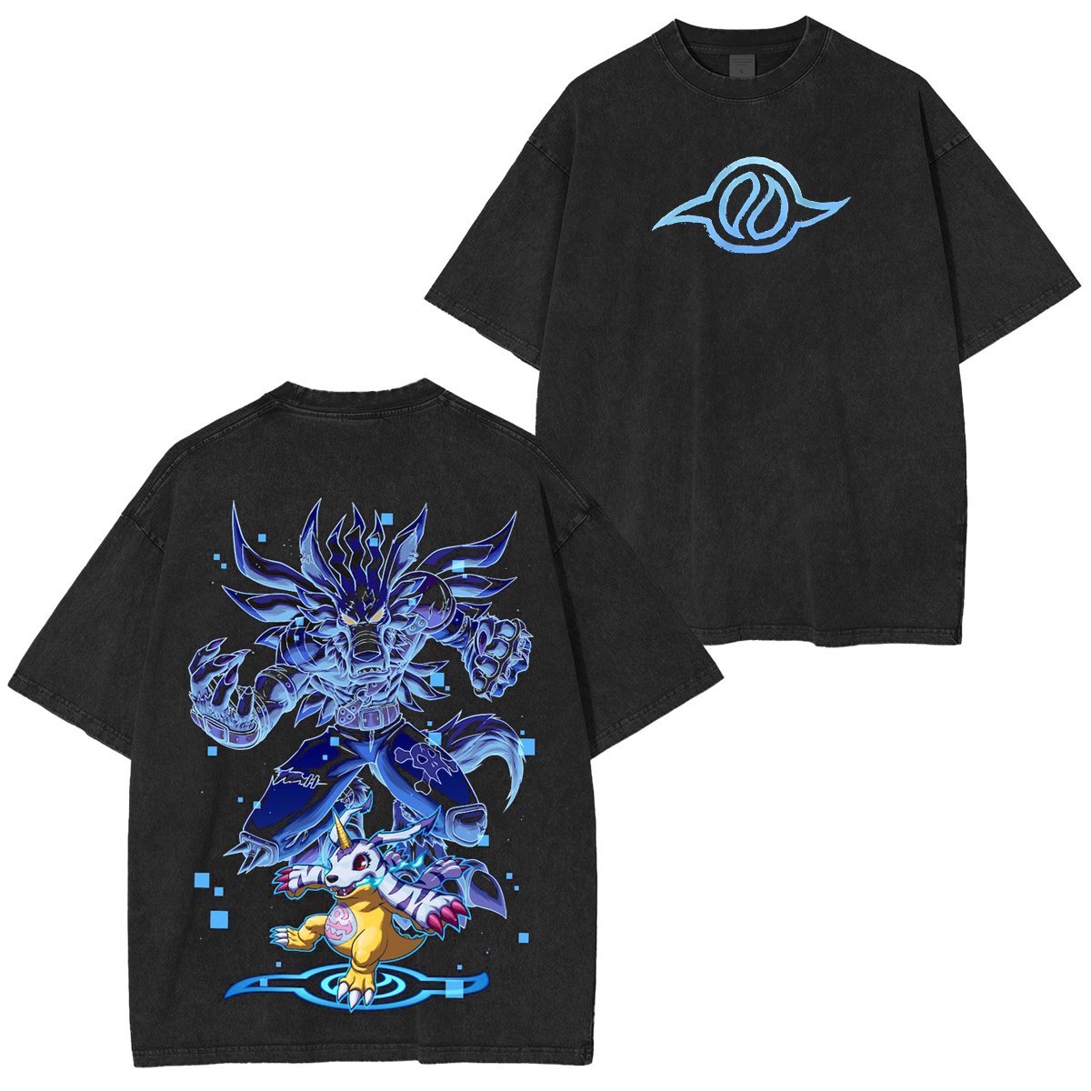 Digimon Vintage Washed T-shirt/Crewneck/Hoodie