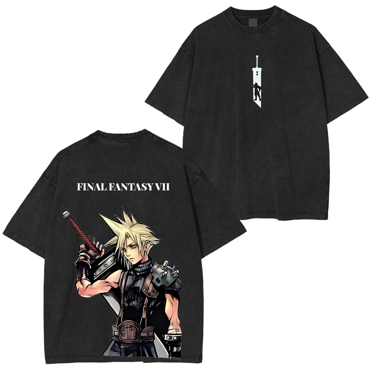 Final Fantasy VII Vintage Washed T-shirt/Crewneck/Hoodie
