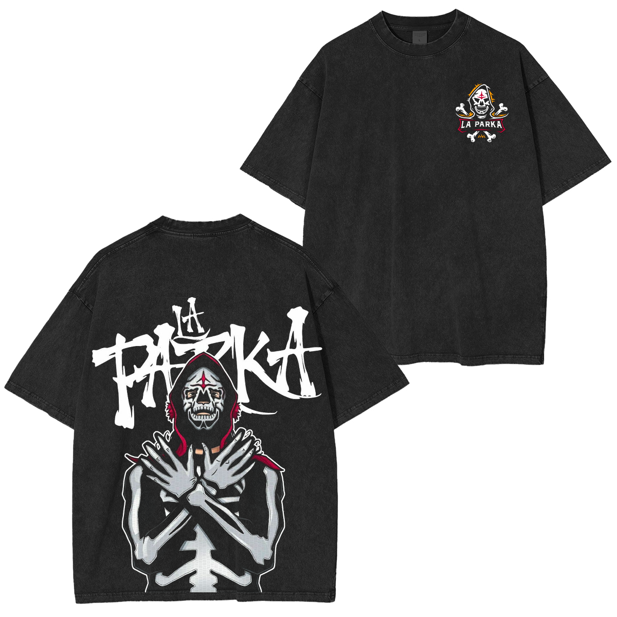 Wrestler La Parka Vintage Washed T-shirt/Crewneck/Hoodie
