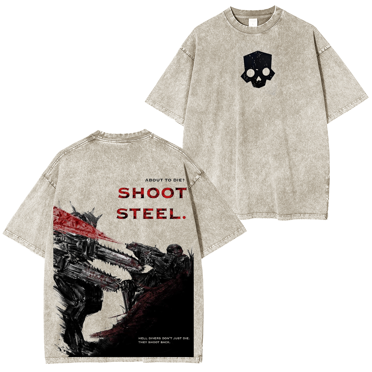 Helldivers 2 Vintage Washed T-shirt/Crewneck/Hoodie