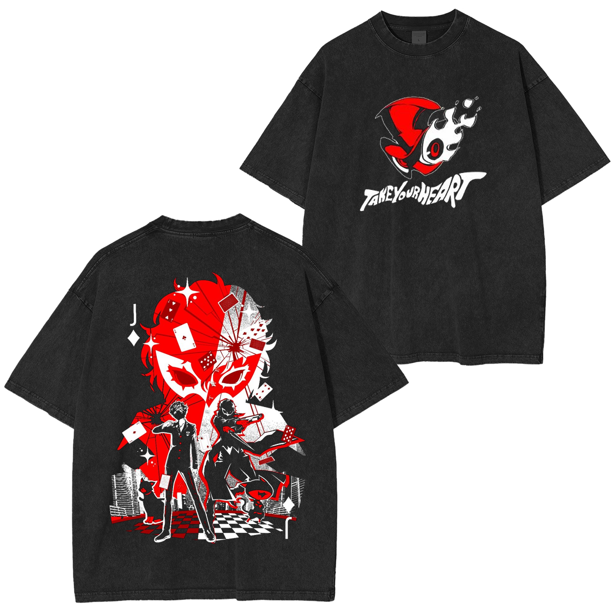 Persona 5 Vintage Washed T-shirt/Crewneck/Hoodie