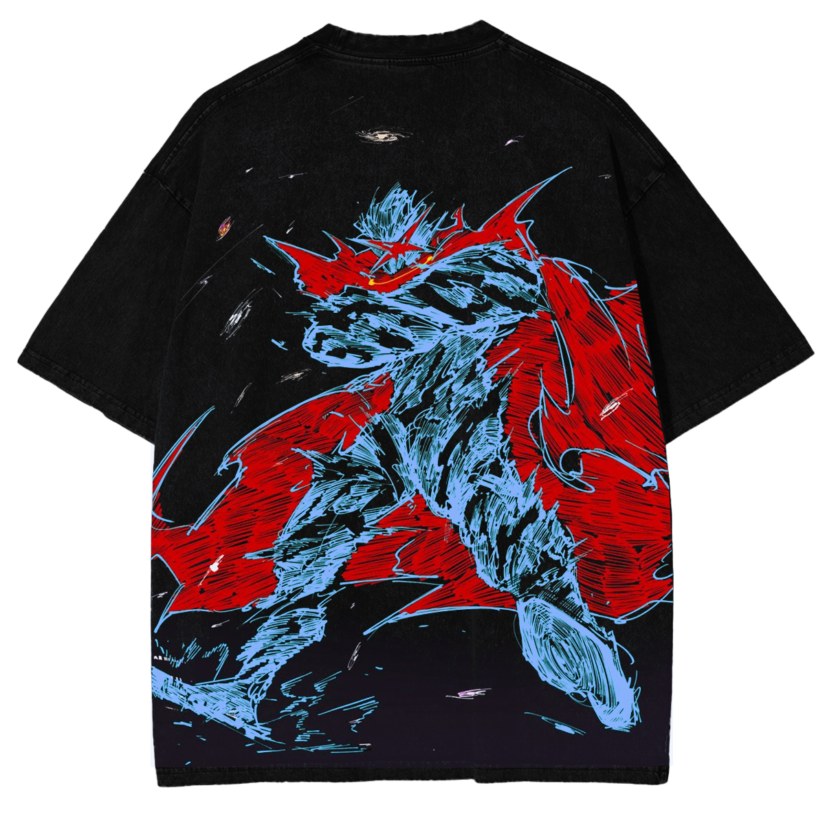 Tengen Toppa Gurren Lagann Vintage Unisex Washed T-Shirt