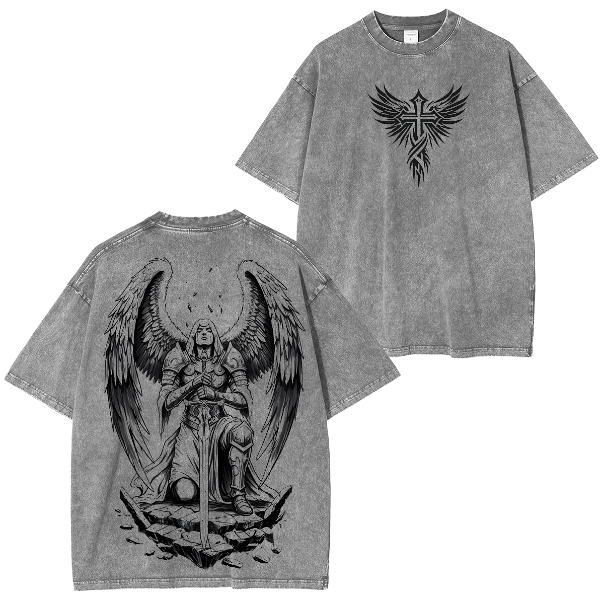 Archangel Saint Michael Vintage Washed T-shirt/Crewneck/Hoodie