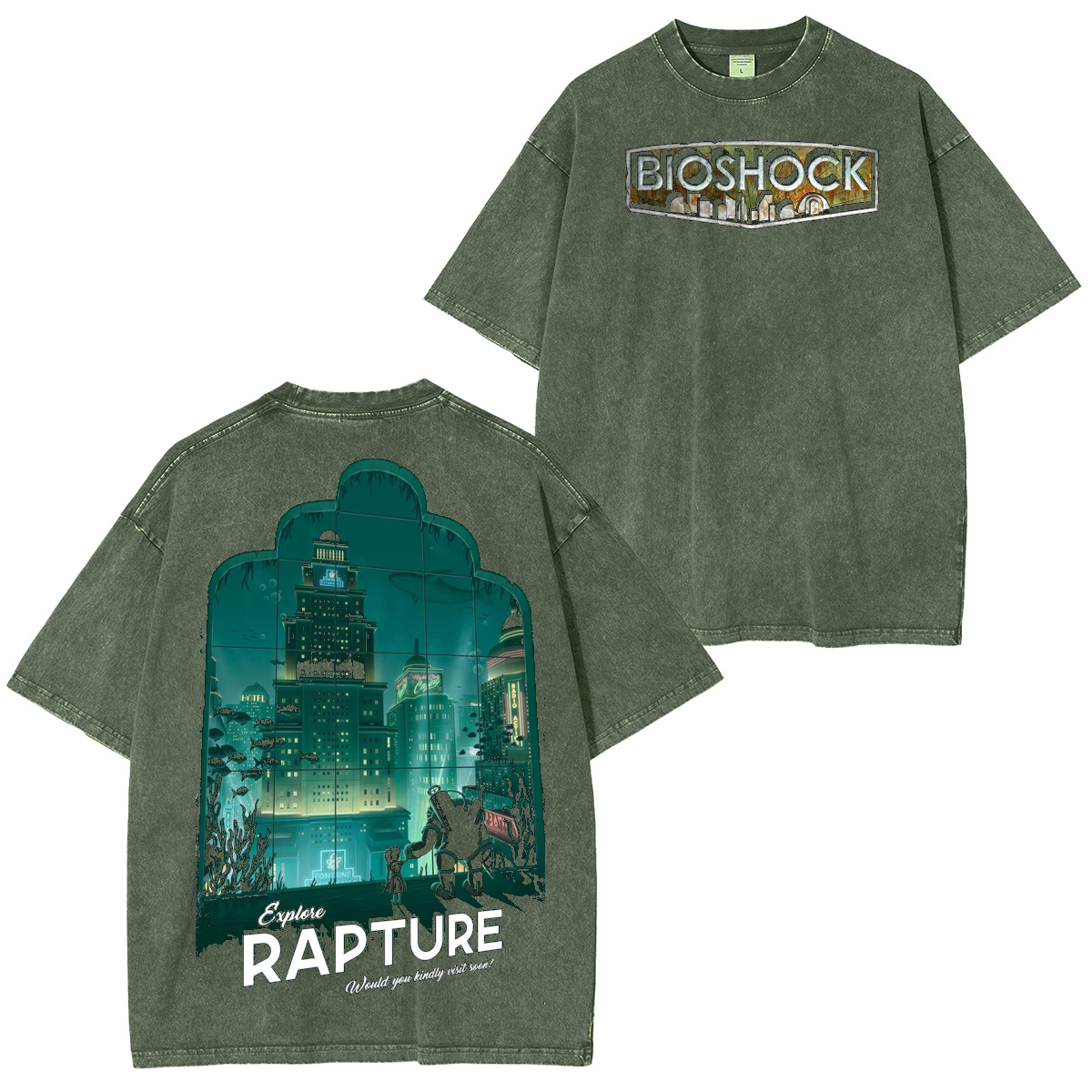 BioShock Vintage Washed T-shirt/Crewneck/Hoodie