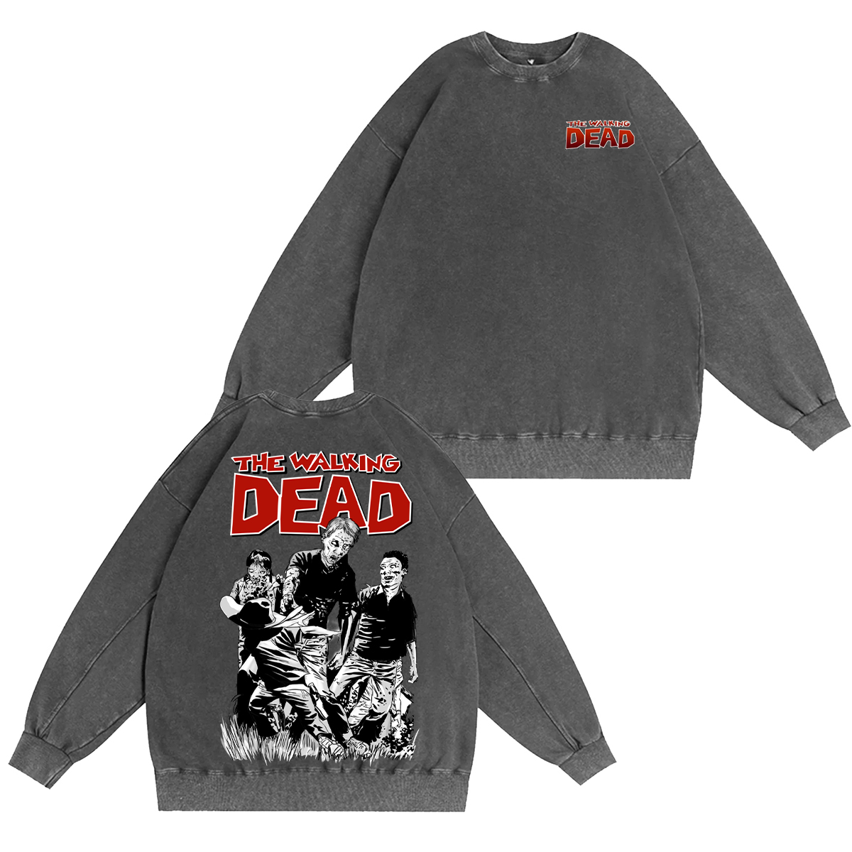 The Walking Dead Vintage Washed T-shirt/Crewneck/Hoodie