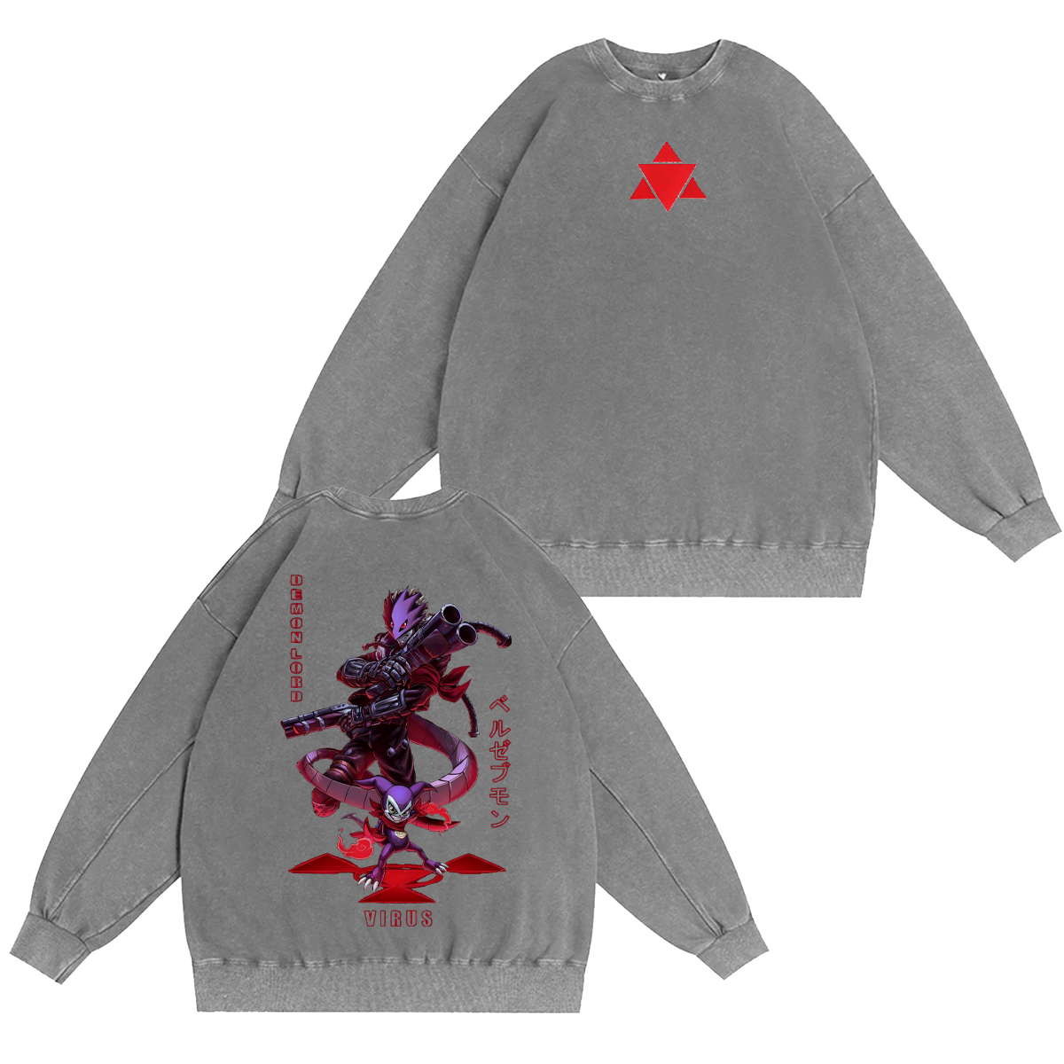 Digimon Vintage Washed T-shirt/Crewneck/Hoodie