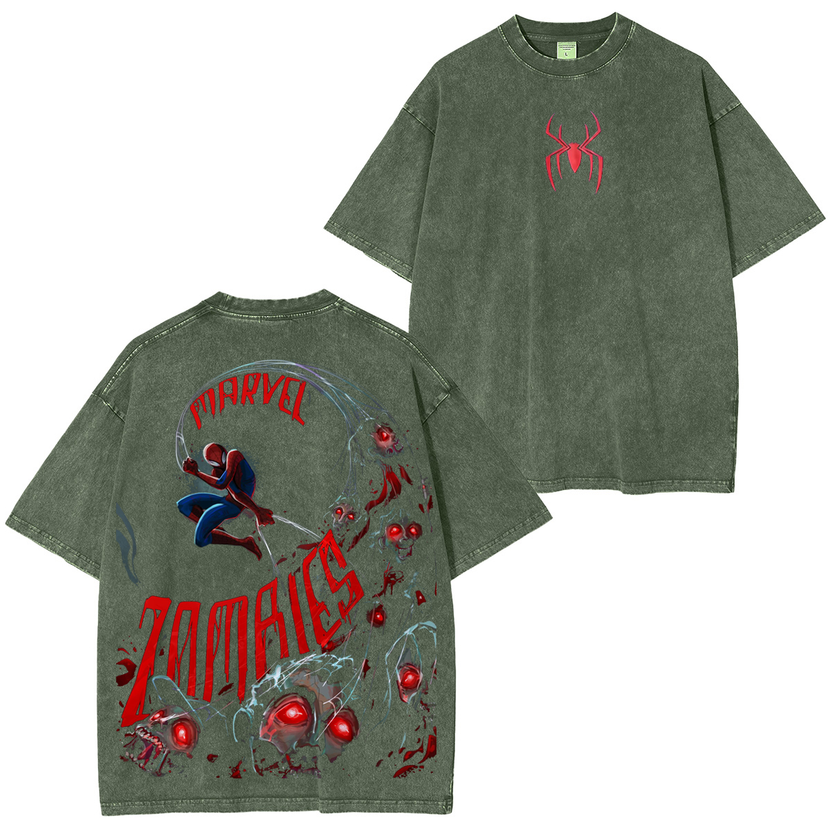 Spider-Man Washed T-shirt/Crewneck/Hoodie