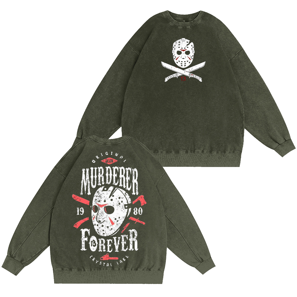 Friday the 13th Washed T-shirt/Crewneck/Hoodie