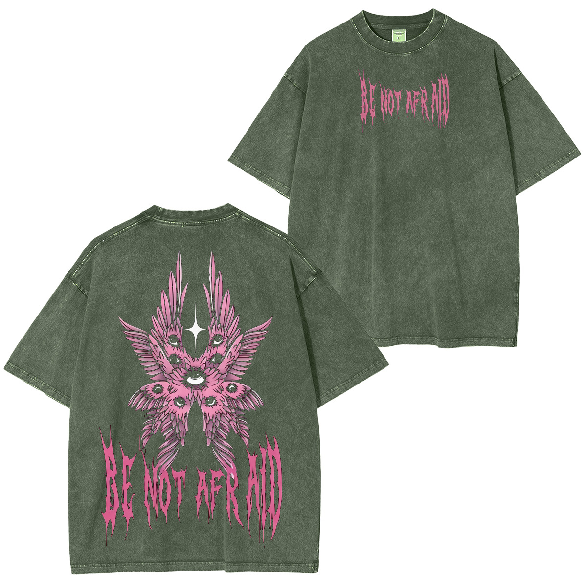 BE NOT AFRAID Washed T-shirt/Crewneck/Hoodie