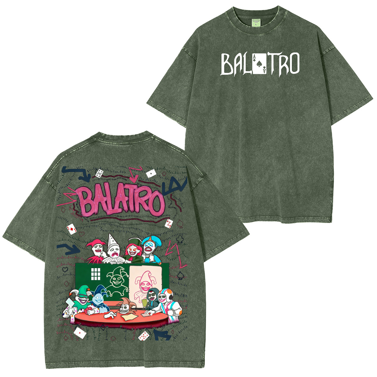 Balatro Washed T-shirt/Crewneck/Hoodie