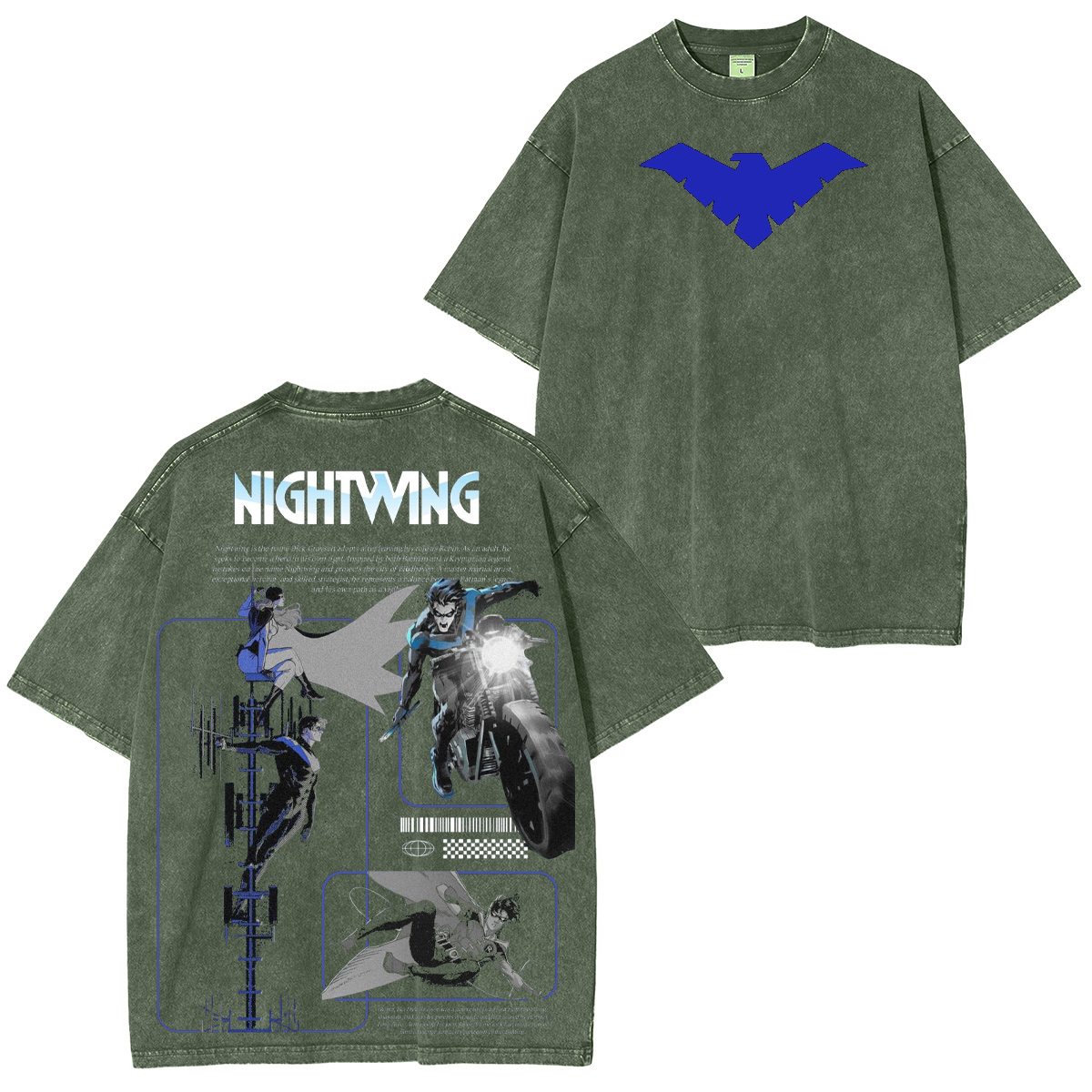Nightwing Washed T-shirt/Crewneck/Hoodie