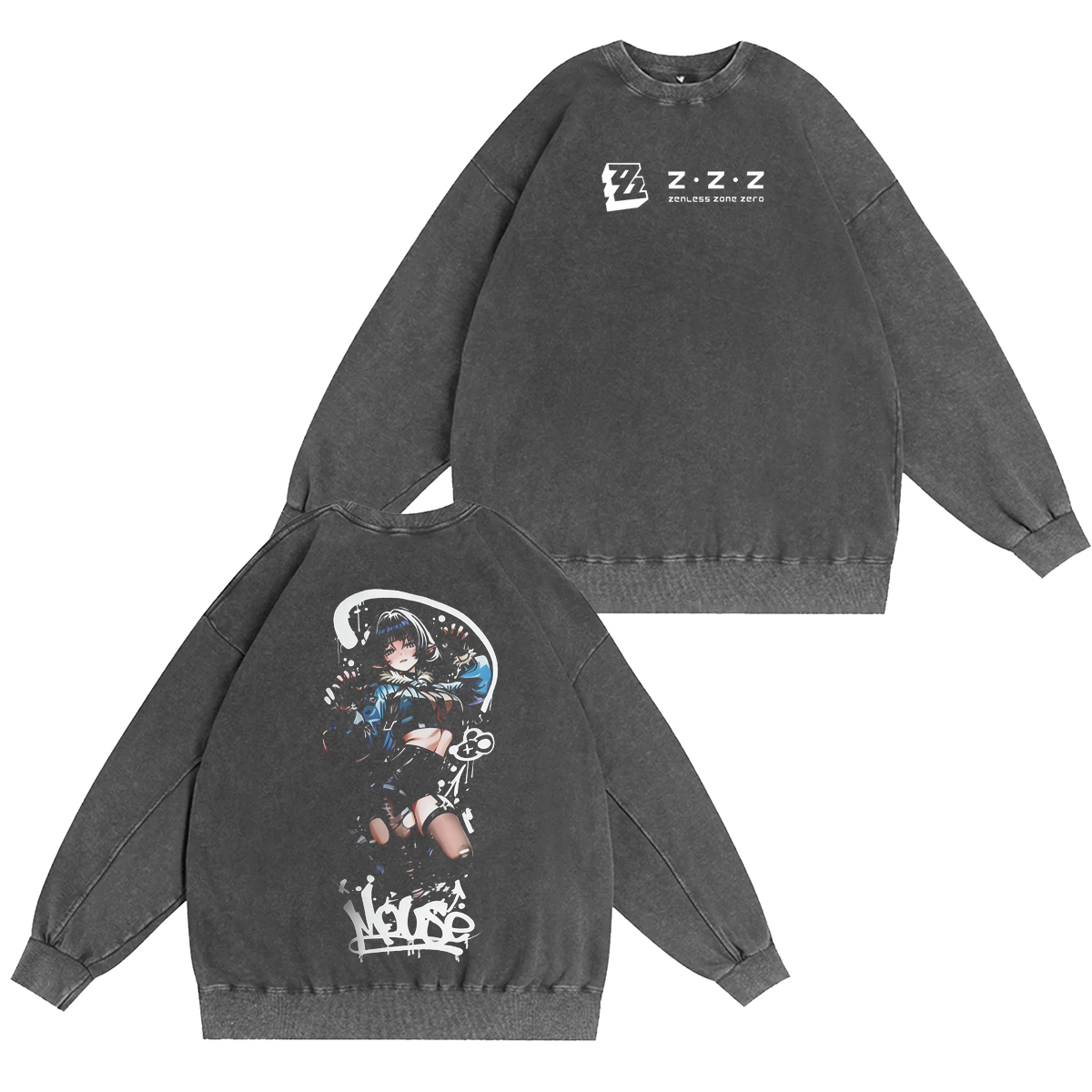 Zenless zone zero zzz Vintage Washed T-shirt/Crewneck/Hoodie