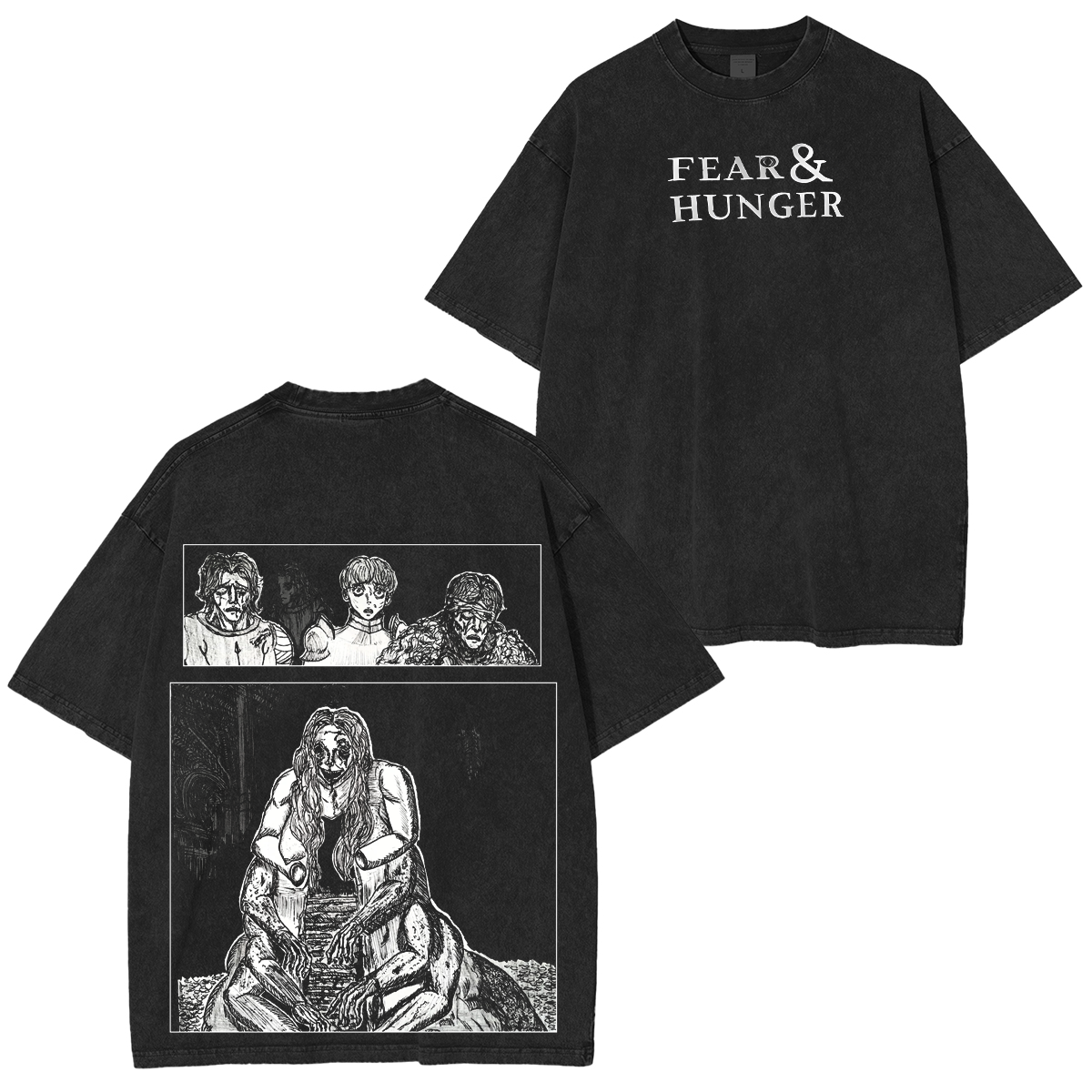 Fear & Hunger Vintage Washed T-shirt/Crewneck/Hoodie