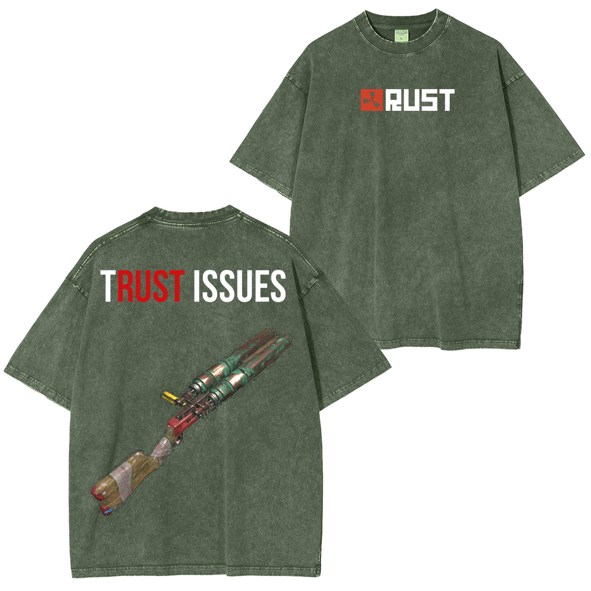 Rust Washed T-shirt/Crewneck/Hoodie