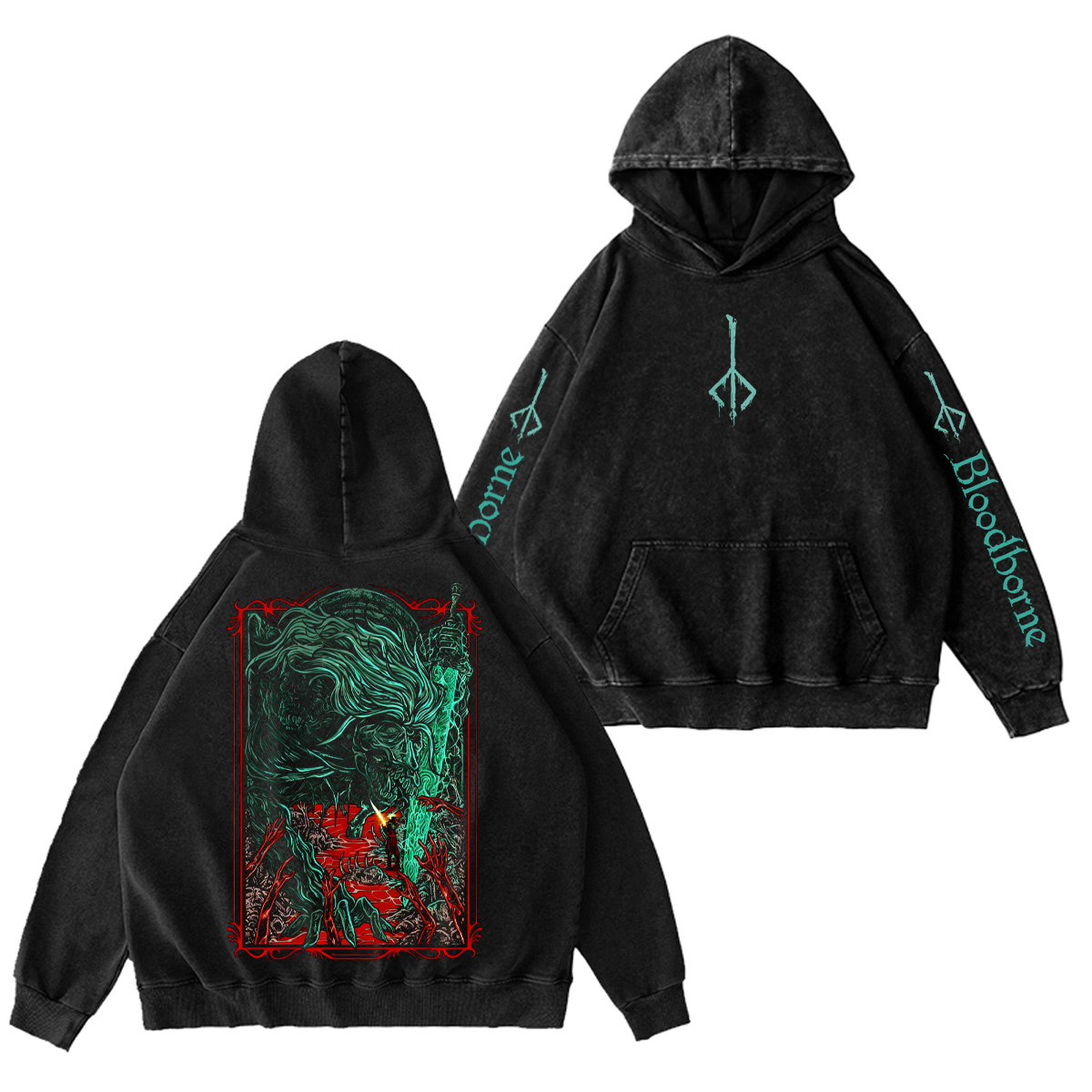 Bloodborne Washed T-shirt/Crewneck/Hoodie