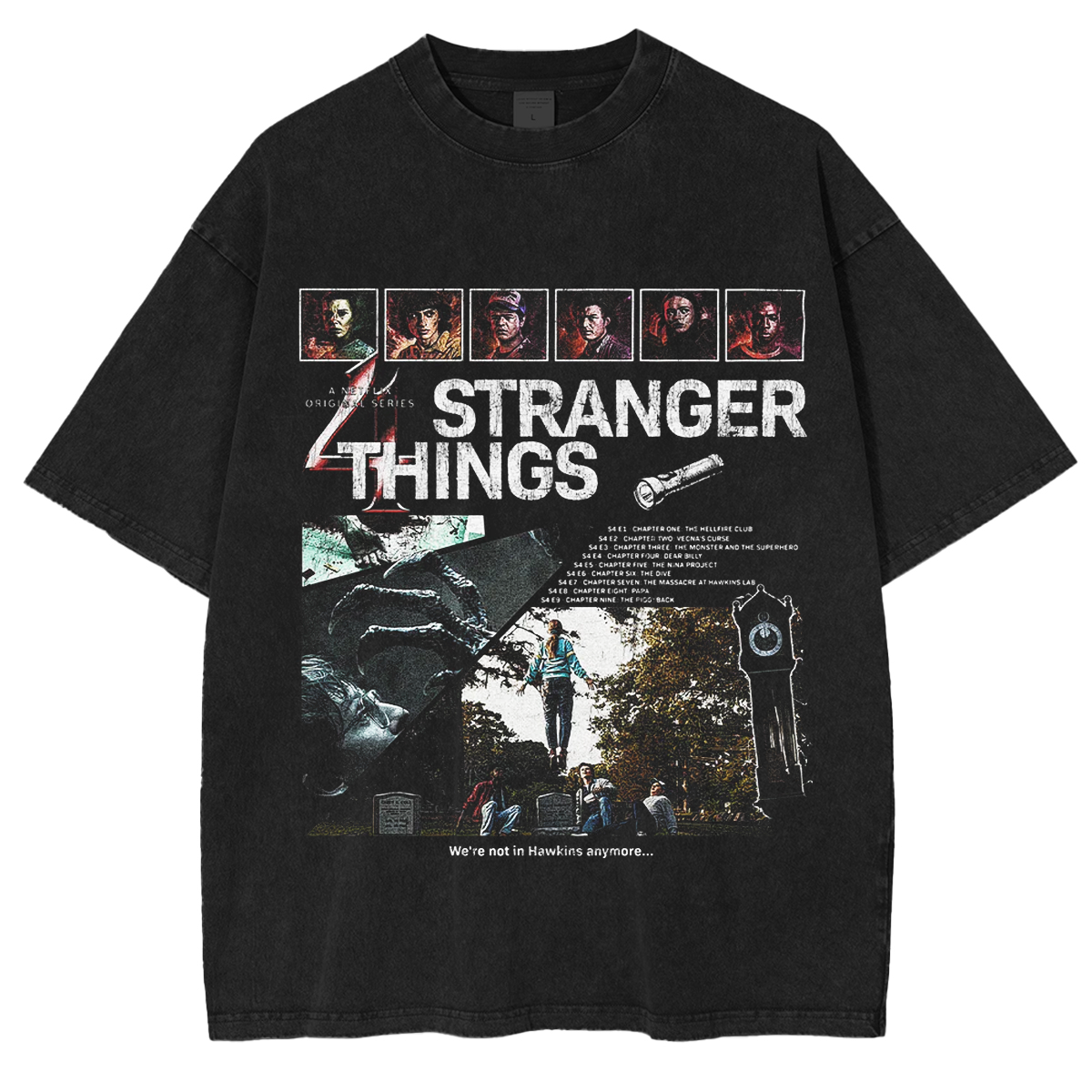 Stranger Things - Season 4' Washed T-shirt/Crewneck/Hoodie