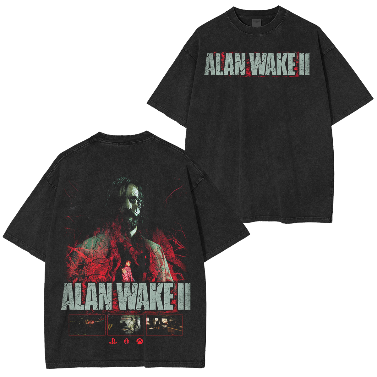Alan Wake II Unisex Washed T-shirt/Crewneck/Hoodie