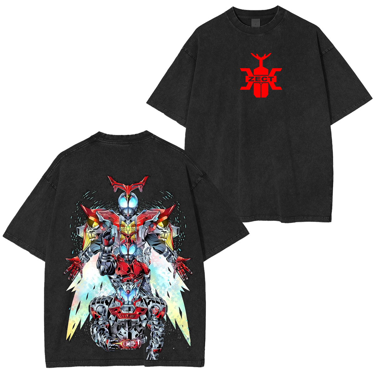 Kamen Rider Kabuto: Kabuto Emblem Unisex Washed T-shirt/Crewneck/Hoodie