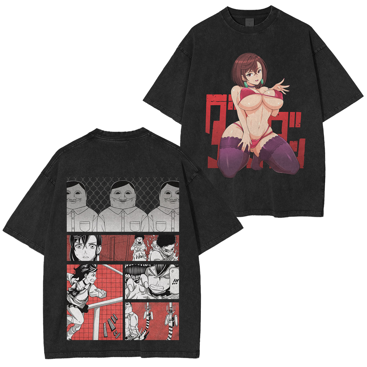 Dandadan Unisex Washed T-shirt/Crewneck/Hoodie