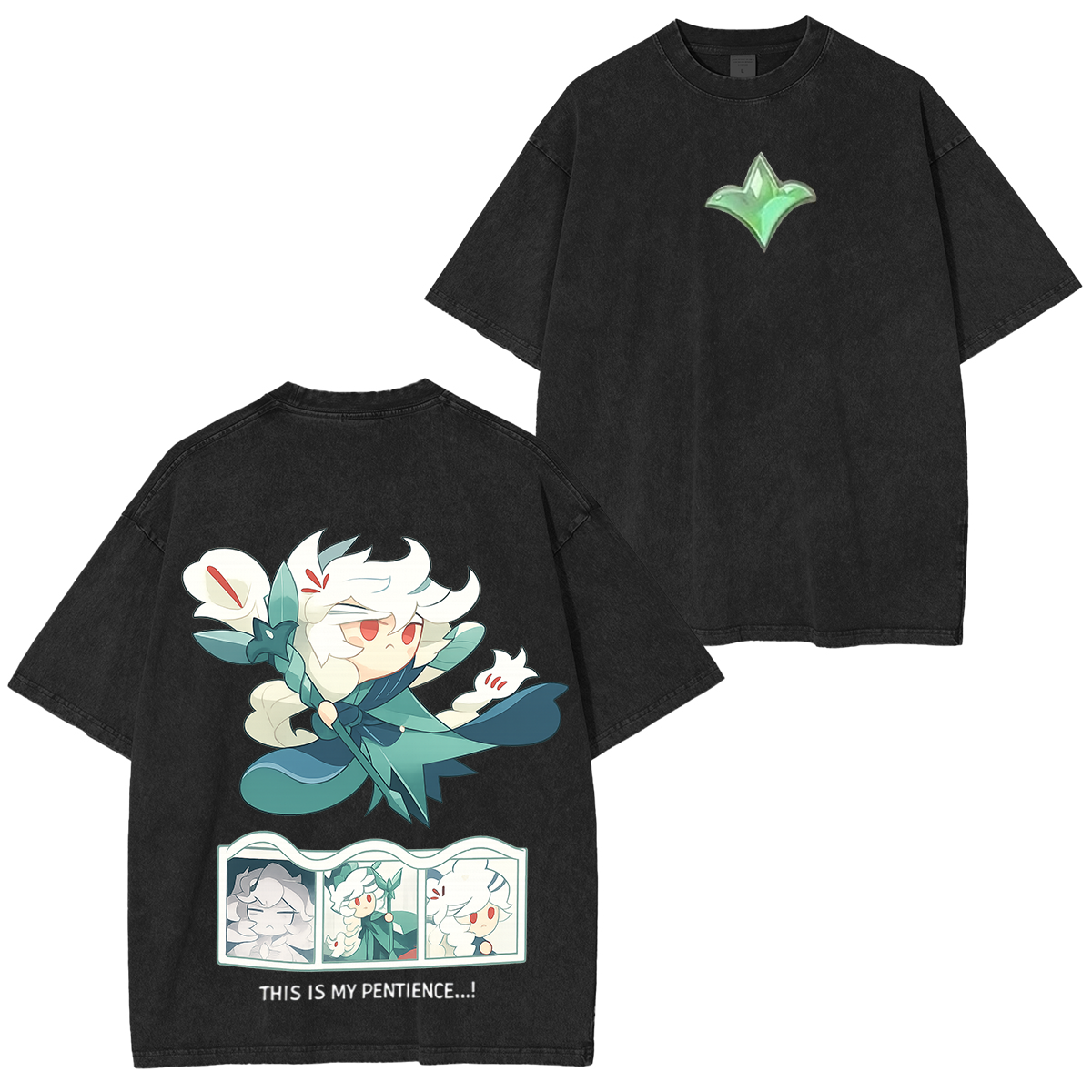 White Lily Cookie Unisex Washed T-shirt/Crewneck/Hoodie