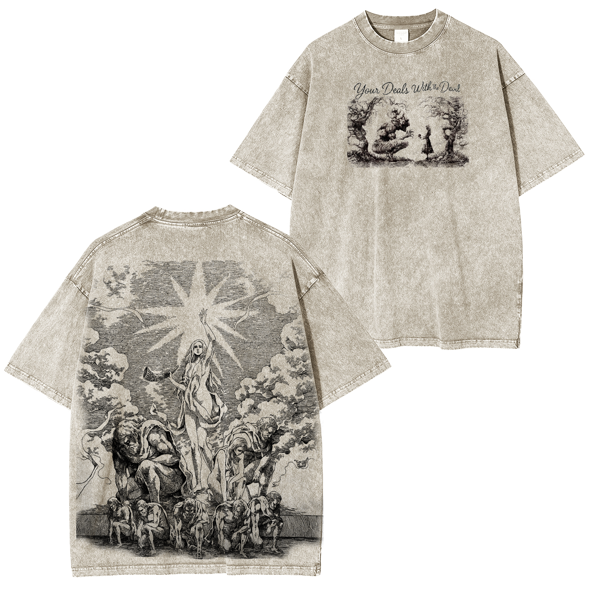 Attack on Titan Washed T-shirt/Crewneck/Hoodie